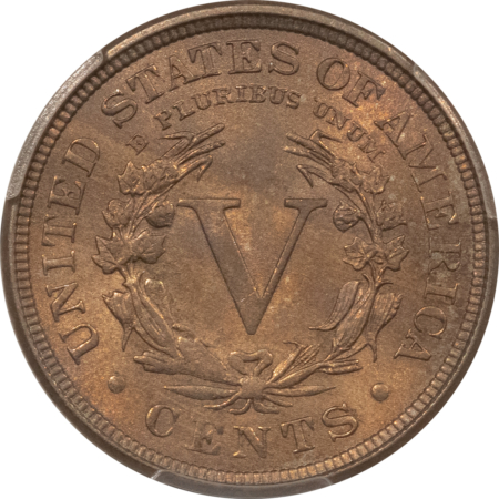 Liberty Nickels 1896 LIBERTY NICKEL – PCGS MS-64, LOOKS GEM!