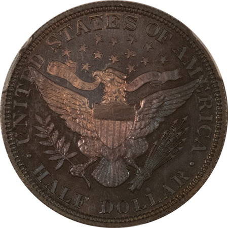 Barber Halves 1897 PROOF BARBER HALF DOLLAR – PCGS PR-65, VERY PRETTY, PQ GEM!