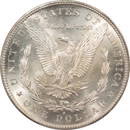 Dollars 1897-S $1 MORGAN DOLLAR – PCGS MS-64+, INTENSE LUSTER & GEM QUALITY!