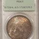 Dollars 1897-S $1 MORGAN DOLLAR – PCGS MS-63, RATTLER HOLDER