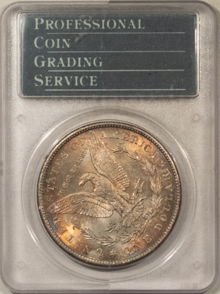 Dollars 1900 $1 MORGAN DOLLAR – PCGS MS-63, RATTLER HOLDER