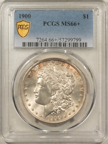 Dollars 1900 $1 MORGAN DOLLAR – PCGS MS-66+, FRESH & SUPERB! $4K IN MS-67!