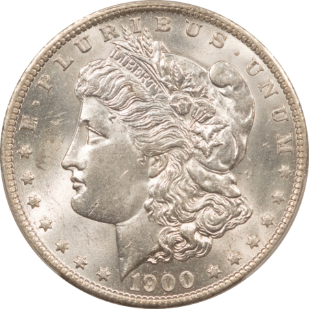 Dollars 1900-O/CC $1 MORGAN DOLLAR – PCGS MS-64, WHITE, POPULAR!