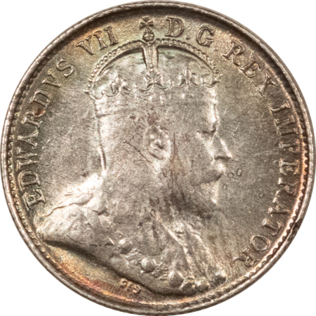 New Store Items 1902 CANADA SILVER 5c EDWARD VII KM#19 – FLASHY UNCIRCULATED!
