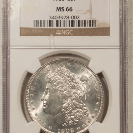 Dollars 1903 $1 MORGAN DOLLAR – NGC MS-66, FRESH WHITE & SUPERB!