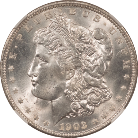 Dollars 1903-O $1 MORGAN DOLLAR – NGC MS-66, BLAST WHITE GEM!