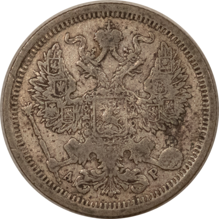 New Store Items 1904 RUSSIA SILVER 20 KOPEKS, Y-22a.1 – HIGH GRADE CIRCULATED EXAMPLE!