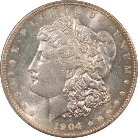 Dollars 1904-O $1 MORGAN DOLLAR – PCGS MS-63 WHITE WITH REFLECTIVE FIELDS