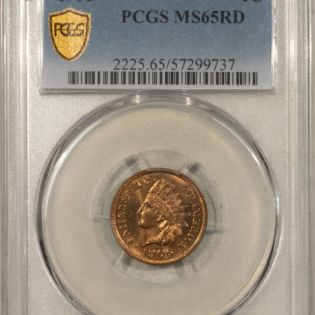 Indian 1906 INDIAN CENT – PCGS MS-65 RD, FRESH GEM!