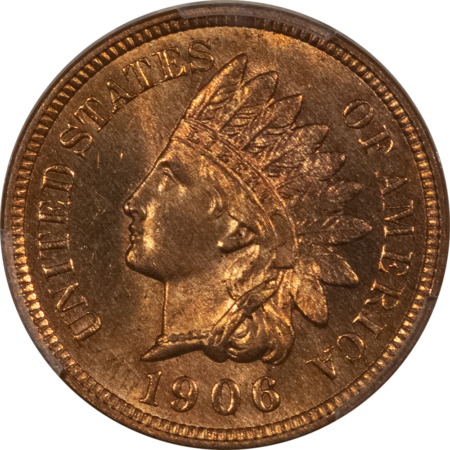 Indian 1906 INDIAN CENT – PCGS MS-65 RD, FRESH GEM!