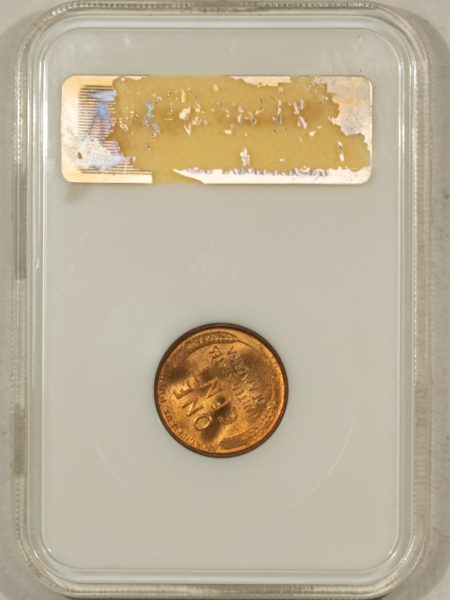 Lincoln Cents (Wheat) 1909 VDB LINCOLN CENT – NGC MS-65 RD, FATTIE HOLDER!