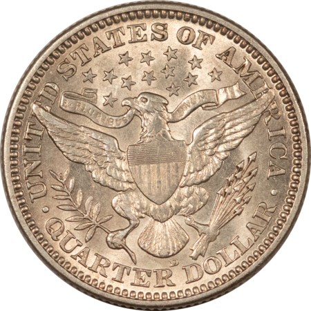 Barber Quarters 1911-D BARBER QUARTER – HIGH GRADE EXAMPLE! CLOSE TO UNCIRCULATED!
