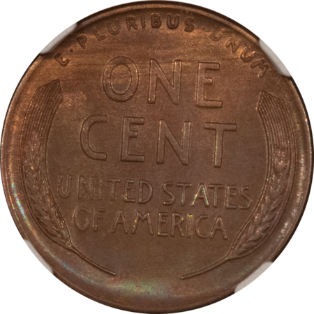 Lincoln Cents (Wheat) 1912-S LINCOLN CENT – NGC MS-63 BN, LOOKS RB!