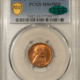 Lincoln Cents (Wheat) 1909-S LINCOLN CENT – PCGS MS-66 RD, SUPERB FIERY RED SPOT-FREE GEM!