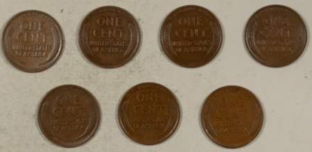 Lincoln Cents (Wheat) 1916 LINCOLN CENTS, LOT OF 7 – HIGH GRADE EXAMPLES!