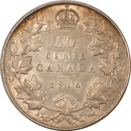 New Store Items 1916 CANADA SILVER 50c GEORGE V KM#25 – HIGH GRADE EXAMPLE!