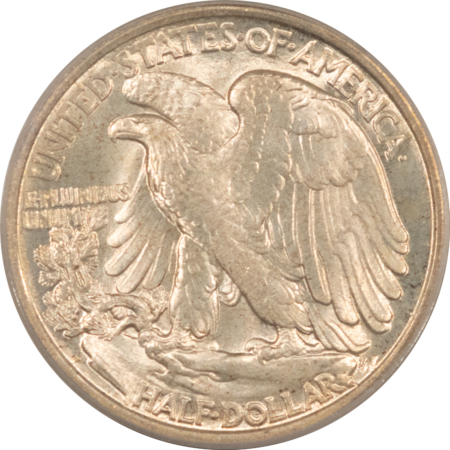 Half Dollars 1918-D WALKING LIBERTY HALF DOLLAR PCGS MS-63 OLD GREEN HOLDER, PREMIUM QUALITY!