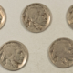 Buffalo Nickels 1918-S X 2 1919-S 1920-D 1924-D X2 BUFFALO NICKELS LOT/6 – LOW GRADE, CIRCULATED