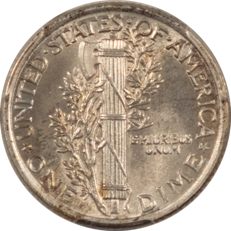 Dimes 1920 MERCURY DIME – PCGS MS-66 FB FRESH ORIGINAL & ATTRACTIVE FULL BANDS EXAMPLE