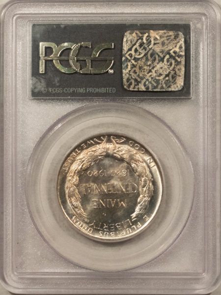 Early Commems 1920 MAINE COMMEMORATIVE HALF – PCGS MS-66, OLD GREEN HOLDER & PREMIUM QUALITY!