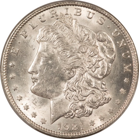 Dollars 1921 $1 MORGAN DOLLAR – PCGS MS-62
