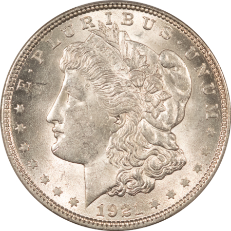 Dollars 1921 $1 MORGAN DOLLAR – PCGS MS-63