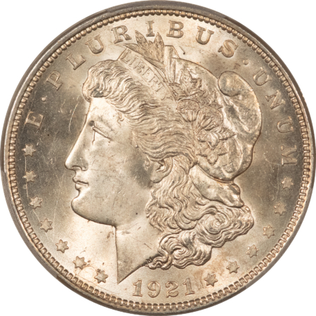 Dollars 1921 $1 MORGAN DOLLAR – PCGS MS-64, SMOOTH & NEAR GEM!