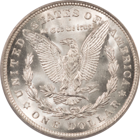 Dollars 1921-D $1 MORGAN DOLLAR – ICG MS-64+, PREMIUM QUALITY! SOLID COIN