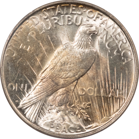 Dollars 1922-D $1 PEACE DOLLAR – PCGS MS-63, SUPER LUSTROUS!