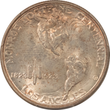 CAC Approved Coins 1923-S MONROE COMMEMORATIVE HALF DOLLAR – PCGS MS-65 LOOKS 66, PQ, CAC APPROVED!