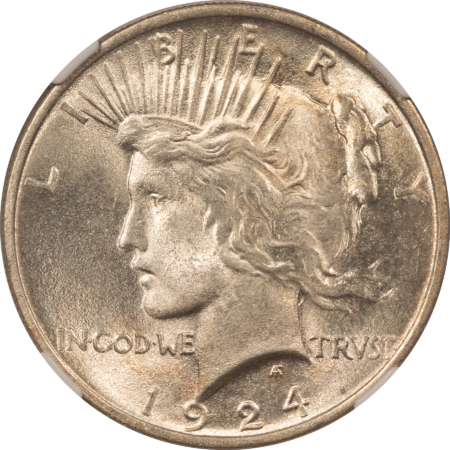 Dollars 1924 $1 PEACE DOLLAR – NGC MS-63