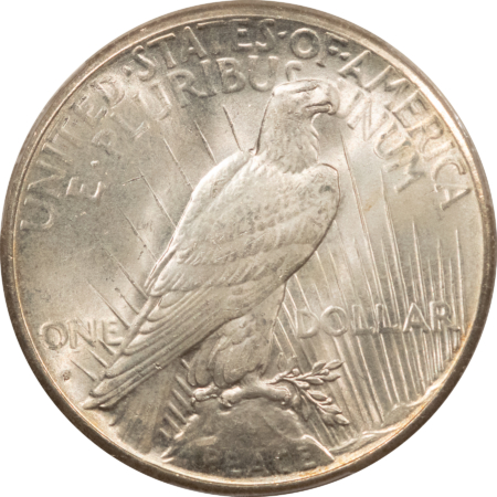 Dollars 1924-S $1 PEACE DOLLAR – PCGS MS-64 SATINY WHITE TOUGH DATE!