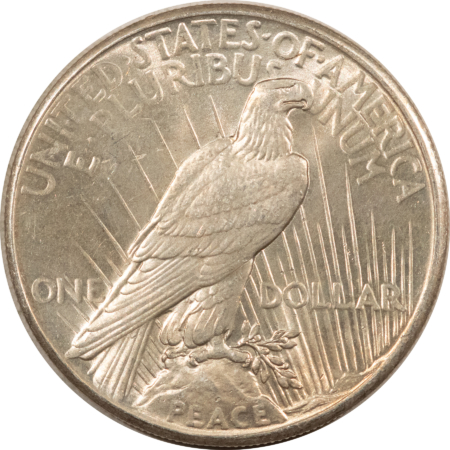 Dollars 1925 $1 PEACE DOLLAR – HIGH GRADE, NEARLY UNCIRCULATED, LOOKS CHOICE!