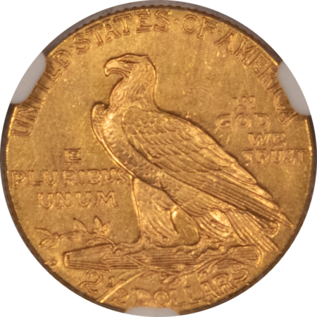 $2.50 1925-D $2.50 INDIAN GOLD QUARTER EAGLE – NGC MS-61