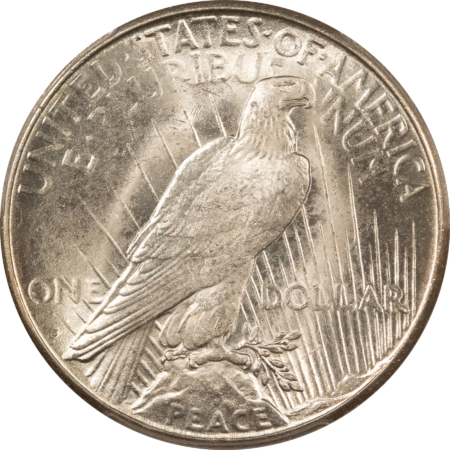 Dollars 1925-S $1 PEACE DOLLAR – PCGS MS-63 FLASHY & CHOICE!