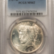 Dollars 1927-S $1 PEACE DOLLAR – PCGS MS-64 BLAST WHITE & LUSTROUS!