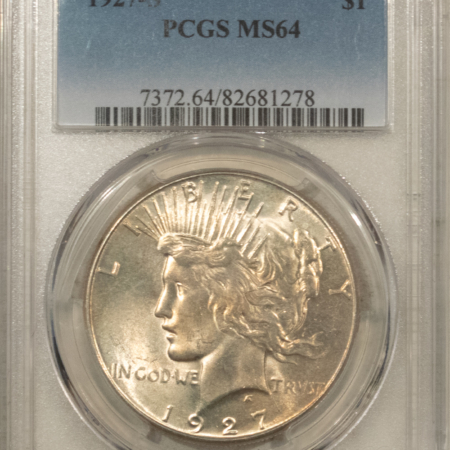 New Certified Coins 1927-S PEACE DOLLAR PCGS MS-64
