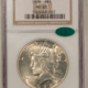 Dollars 1924-S $1 PEACE DOLLAR – PCGS MS-64, FRESH SATINY ORIGINAL WHITISH, TOUGH DATE!
