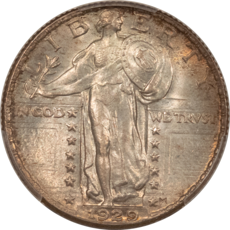 New Certified Coins 1929 STANDING LIBERTY QUARTER – PCGS MS-66 FH, ORIGINAL, WHOLESOME & PRETTY!