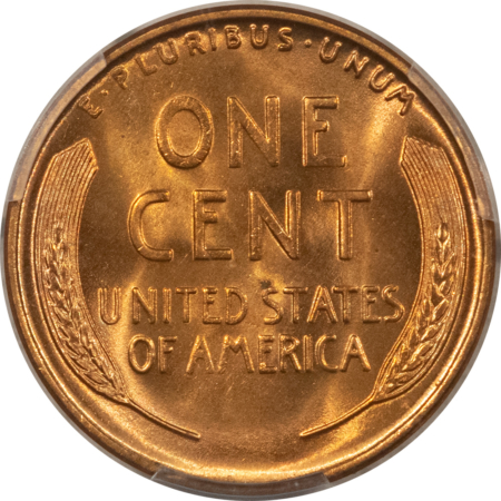 Lincoln Cents (Wheat) 1932 LINCOLN CENT – PCGS MS-66 RD, FIERY! PREMIUM QUALITY!