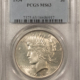 Dollars 1928-S $1 PEACE DOLLAR – PCGS MS-63, ORIGINAL WHITE! NICE!