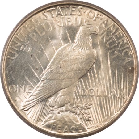 Dollars 1934-S $1 PEACE DOLLAR PCGS MS-62, CHOICE, ORIGINAL WHITE, PREMIUM QUALITY!
