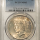 Dollars 1934-S $1 PEACE DOLLAR – PCGS XF-40, NICE ORIGINAL KEY-DATE!