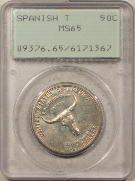 Early Commems 1935 SPANISH TRAIL COMMEMORATIVE HALF – PCGS MS-65, RATTLER! PREMIUM QUALITY!