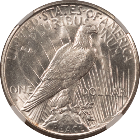 Dollars 1935-S $1 PEACE DOLLAR – NGC MS-63, BLAST WHITE