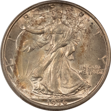 Half Dollars 1936-D WALKING LIBERTY HALF DOLLAR – PCGS MS-63, CHOICE ORIGINAL!