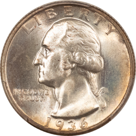 New Certified Coins 1936-S WASHINGTON QUARTER – PCGS MS-67, SUPERB & ATTRACTIVE!