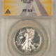 Half Dollars 1938 PROOF WALKING LIBERTY HALF DOLLAR – ANACS PF-65, NICE WHITE GEM W/ CONTRAST