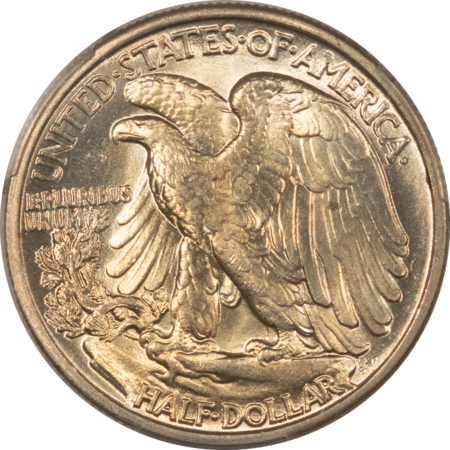 Half Dollars 1939 WALKING LIBERTY HALF DOLLAR – PCGS MS-63 FLASHY & CHOICE!