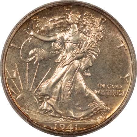 Half Dollars 1941 PROOF WALKING LIBERTY HALF DOLLAR – PCGS PR-67, FRESH & SUPERB!